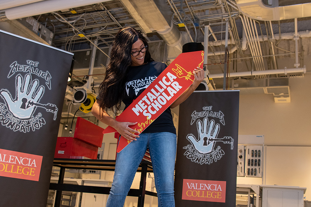 Brother and sister Joshua and Jessica Sylvester - Metallica Scholars