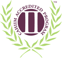 Commission on Accreditation for Health Informatics and Information Management Education Logo