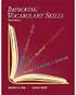 Improving Vocabulary Skills Image